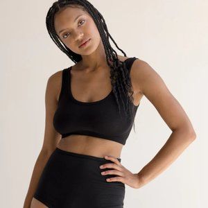 ARQ Full Coverage Bra Organic Cotton Black XL